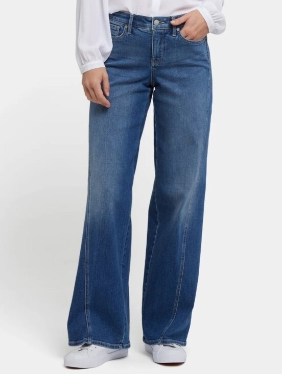 NYDJ Denim - NYDJ Teresa Wide Leg Jeans - Romantic Indigo